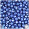 BeadTin Cobalt Pearl 8mm Faceted Round Plastic Craft Beads (450pcs)